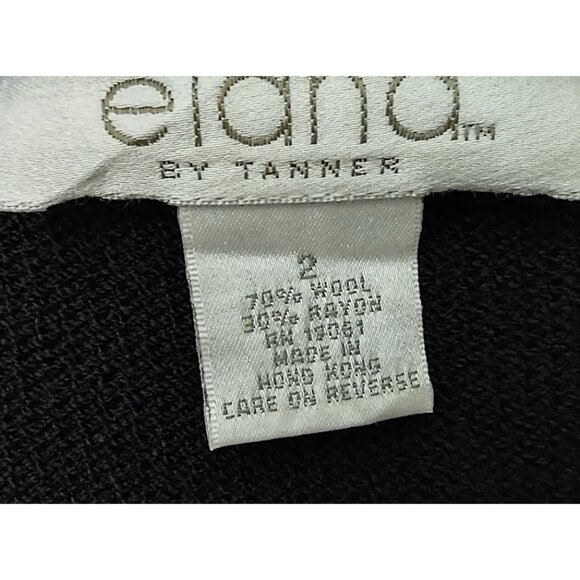 Elana by Tanner Women 2X Sleeveless Sweater Vest Wool/Rayon Beaded Decorating - Picture 6 of 9